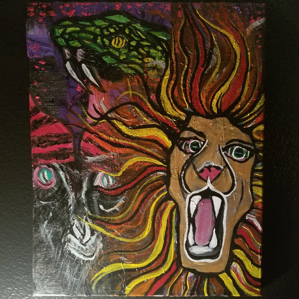 Acrylic painting 20" by 16"